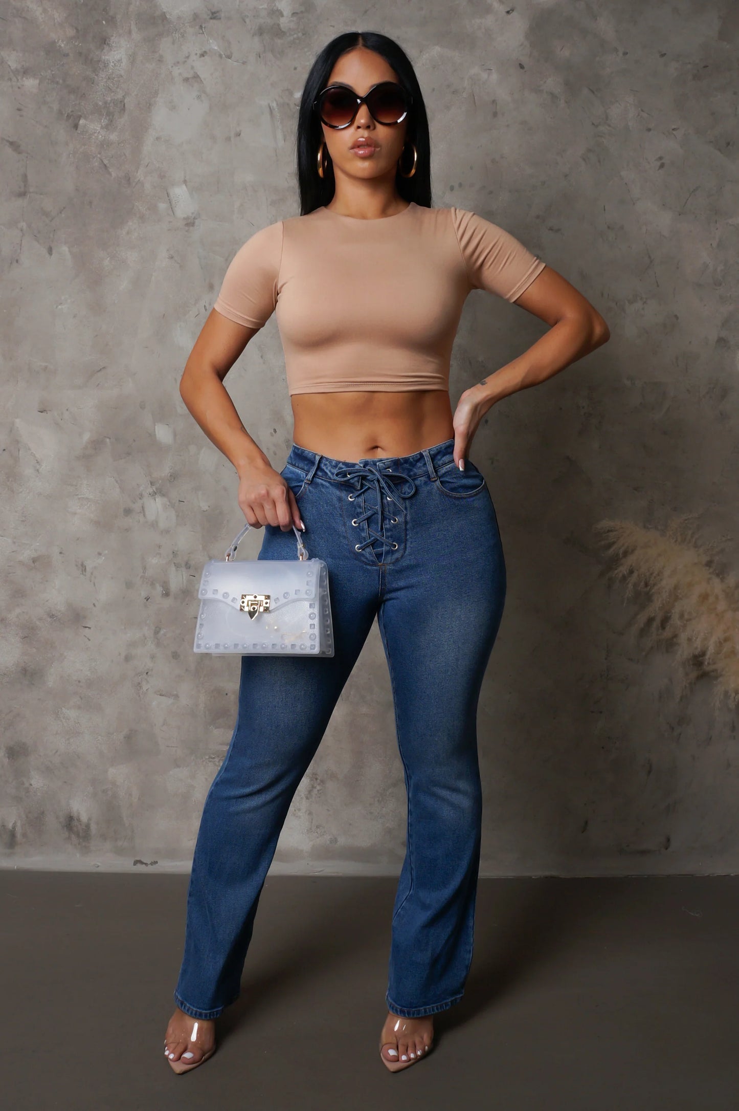 Tevia Jeans - Dark Wash