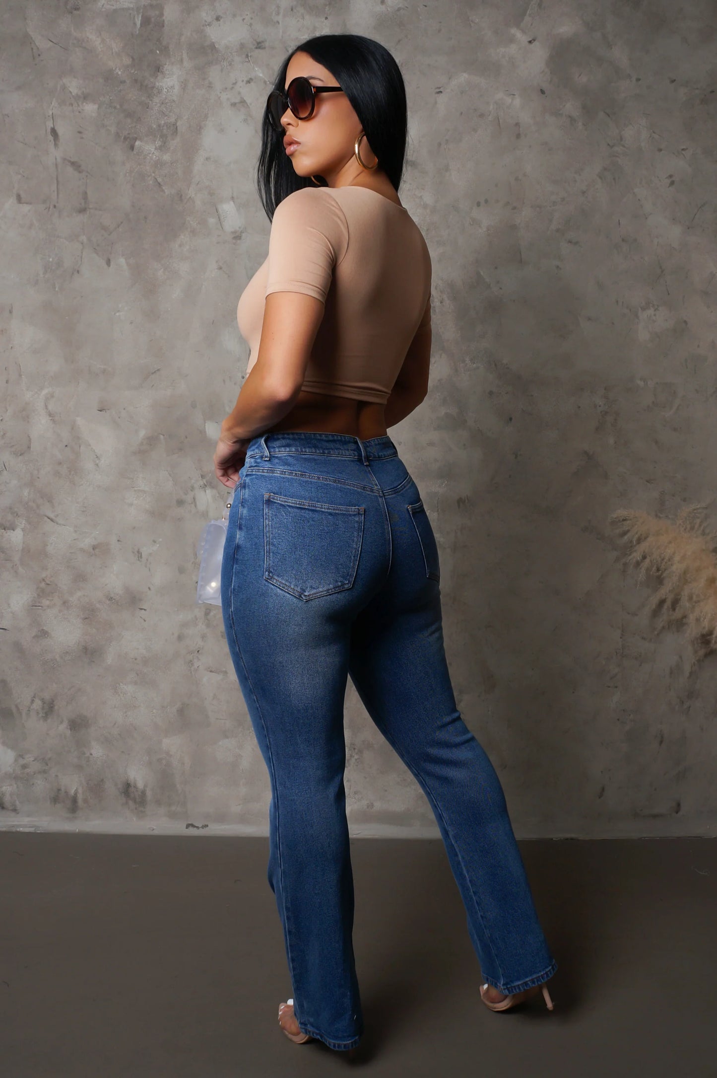 Tevia Jeans - Dark Wash
