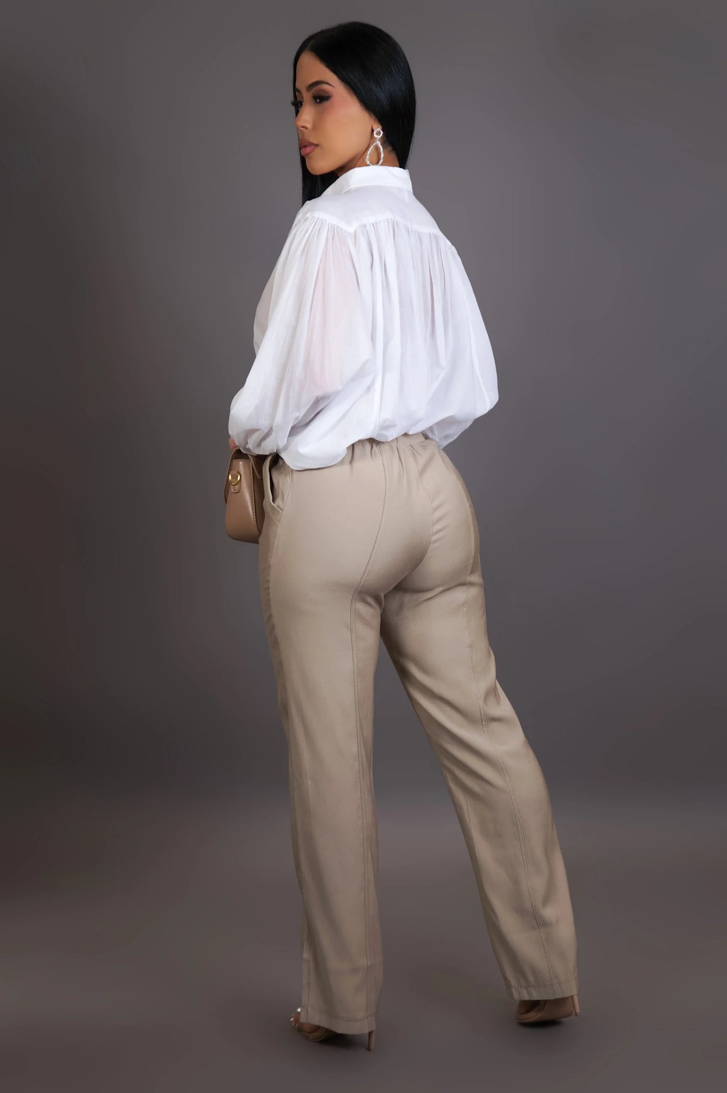 Sahara High-Waist Relaxed Pants