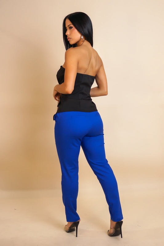 Boss Moves Pants. Royal Muse Straight-Fit Pants