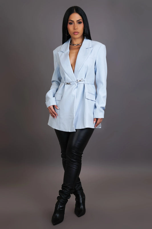 Skyline Belted Blazer